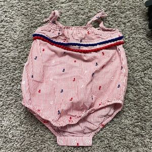 Cat & Jack worn once last 4th of July. Great condition just needs ironed.